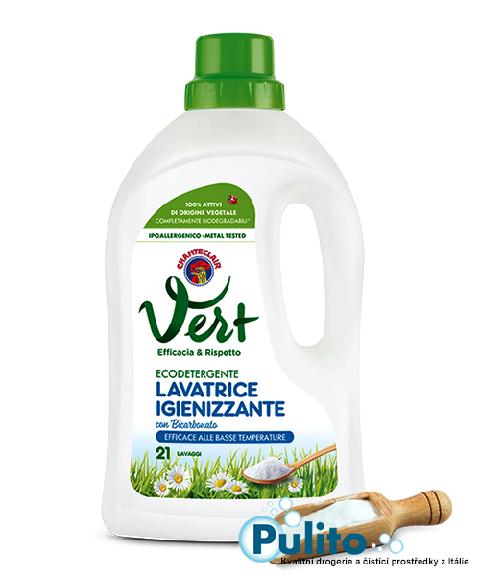 Chante Clair Vert Igienizzante con Bicarbonato, ekologický hygienizační prací gel 1,071 l., 21 pracích dávek