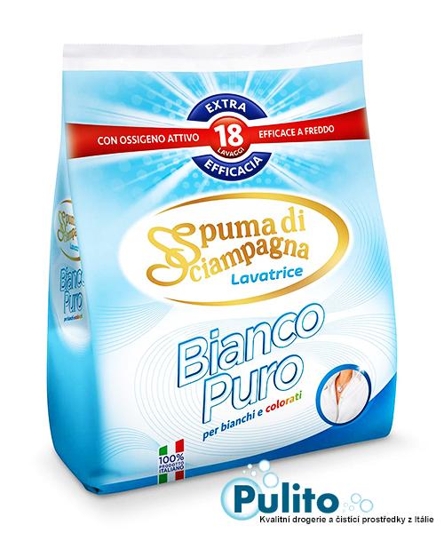Spuma di Sciampagna Bianco Puro prací prášek 1,080 kg., 18 PD