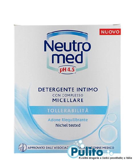 Neutromed pH 4,5 Tollerabilita Micellare, intimní gel pro citlivou pokožku 200 ml.