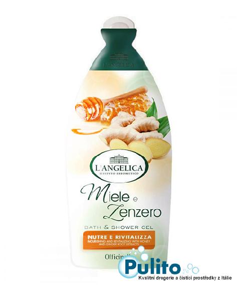 L´Angelica Officinalis Miele e Zenzero, sprchový gel/koupelová pěna s medem a zázvorem 500 ml.