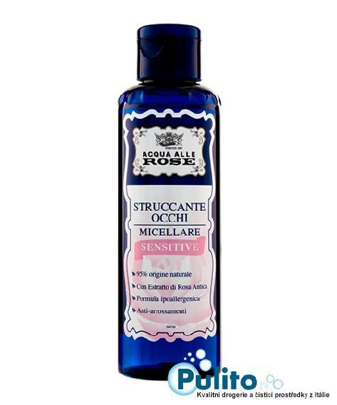 Acqua alle Rose Struccante Occhi Sensitive, odličovač citlivých očí s vodou z růží 150 ml.