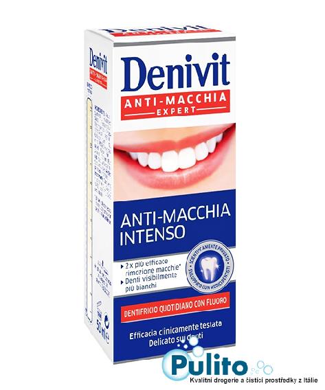 Denivit Sbiancante Expert Anti-Macchia, bělící zubní pasta 50 ml.