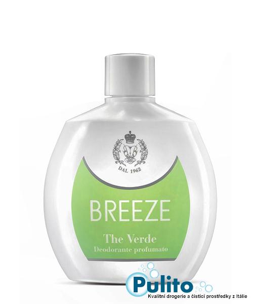 Breeze Squeeze The Verde, parfémový deodorant s vůní zeleného čaje 100 ml.