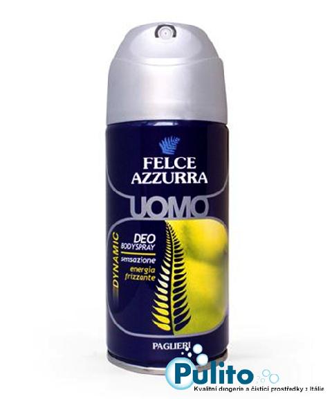 Felce Azzurra Uomo Deo Spray U.Dynamic, pánský deodorant 48 hodinová ochrana 150 ml.
