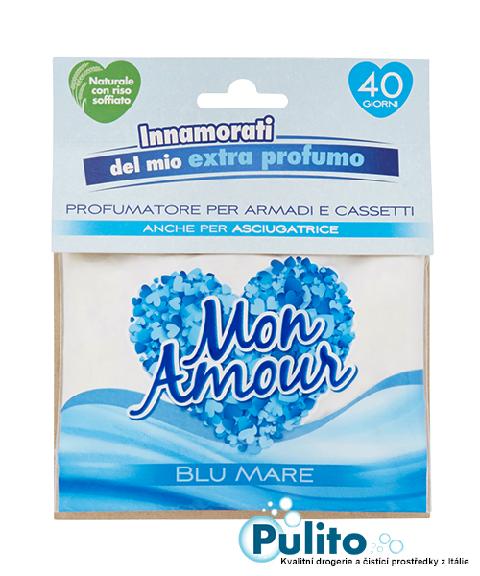 Felce Azzurra Mon Amour Blu Mare, parfémované sáčky do skříní a šuplíků 3 ks.