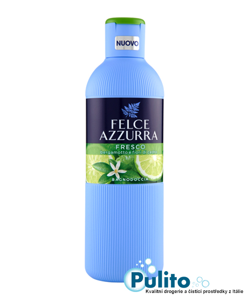 Felce Azzurra Fresco Fiori di Cedro e Gelsomino, sprchový gel/koupelová pěna 650 ml