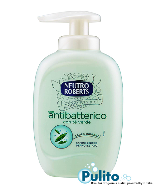 Neutro Roberts con Antibatterico Té verde, tekuté antibakteriální mýdlo 300 ml.