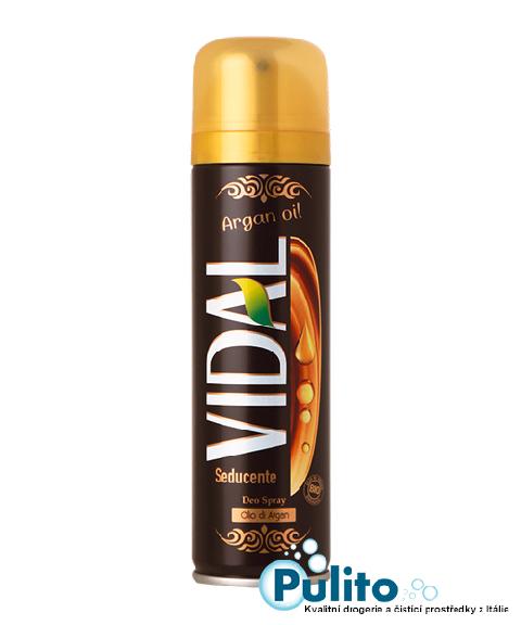 Vidal Olio di Argan, tělový deodorant ve spreji 150 ml.