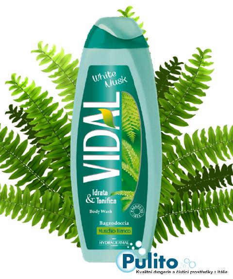 Vidal White Musk sprchový gel 250 ml.
