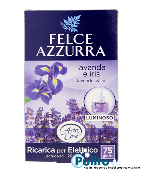 Felce Azzurra Aria di Casa náhradní náplň Lavanda e Iris, bytový parfém 20 ml