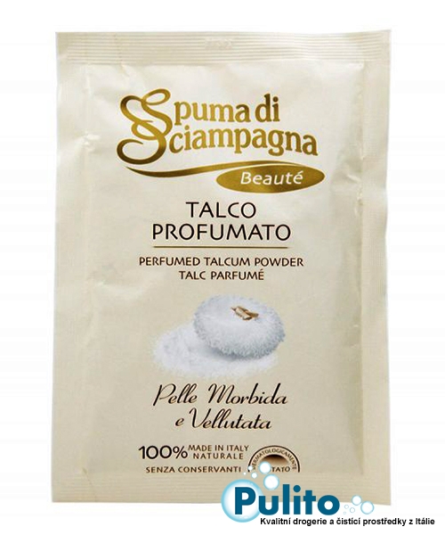 Spuma di Sciampagna Talco Profumato Beauté Ricarica, parfémovaný tělový pudr 75 g