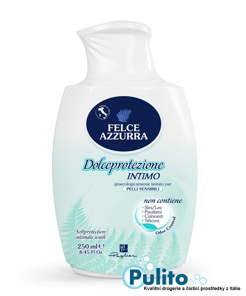 Felce Azzurra Intimo Dolceprotezione, intimní mýdlo na citlivou pokožku 250 ml.