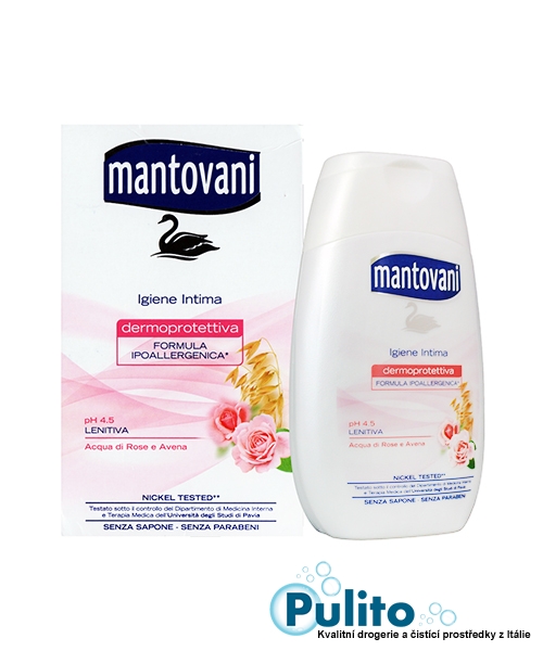 Mantovani Intimo Lenitiva pH 4,5, zklidňující intimní gel 250 ml.