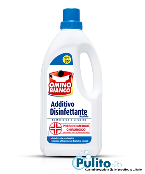 Omino Bianco Additivo Disinfettante, přídavný antibakteriální gel 900 ml