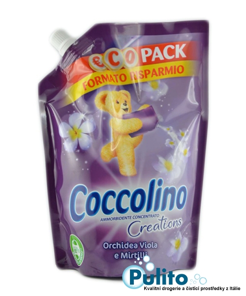 Coccolino Creations Eco Pack Orchidea Viola e Mirtilli, aviváž koncentrát 700 ml. náhradní náplň