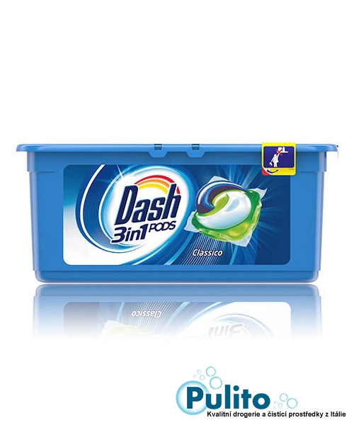 Dash 3v1 PODS gelové kapsle na bílé a světlé oděvy 30 ks.