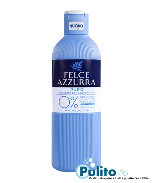 Felce Azzurra Puro 0% Bagnodoccia, sprchová pěna 650 ml.