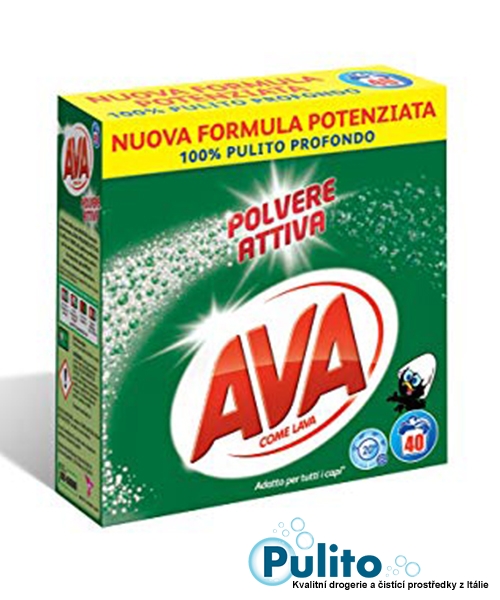 Ava Polvere Attiva prací prášek 2,6 kg, 40 pracích dávek