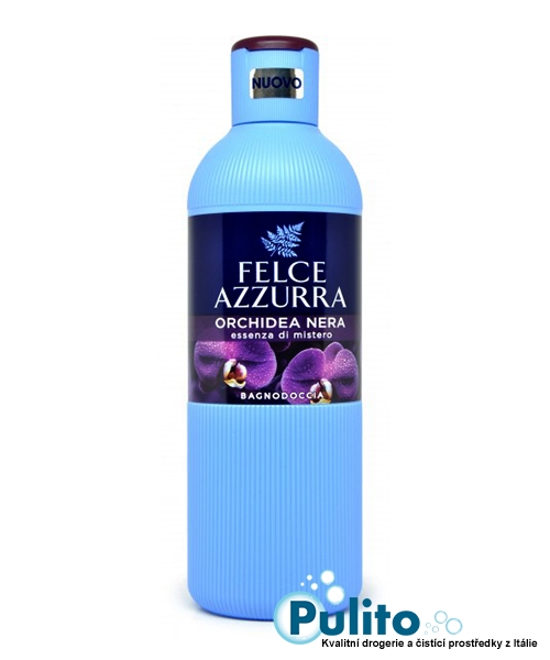 Felce Azzurra Orchidea Nera sprchový gel / koupelová pěna 650 ml