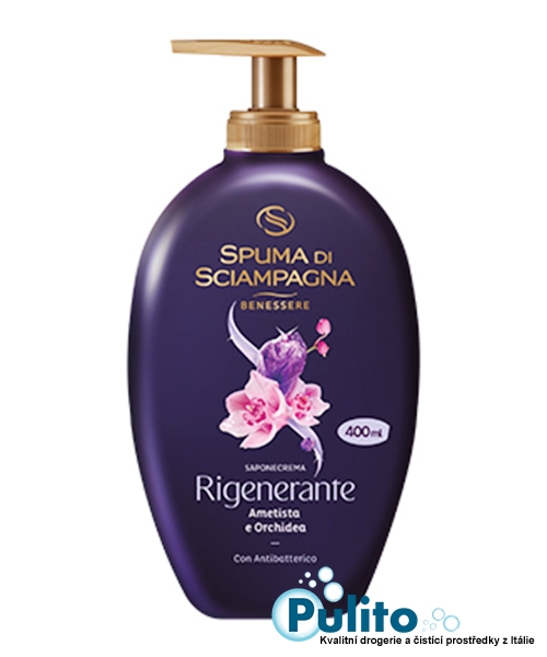 Spuma di Sciampagna Ametista e Orchidea tekuté mýdlo 400 ml.