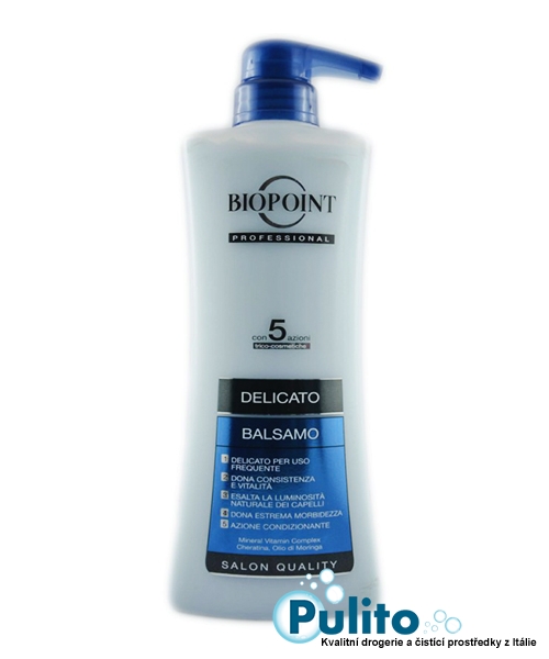 Biopoint Balsamo Delicato, profesionální balzám na vlasy 400 ml.