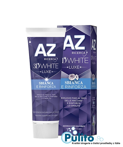 AZ 3D White Luxe Sbianca e Rinforza, bělící a posilující zubní pasta 75 ml.