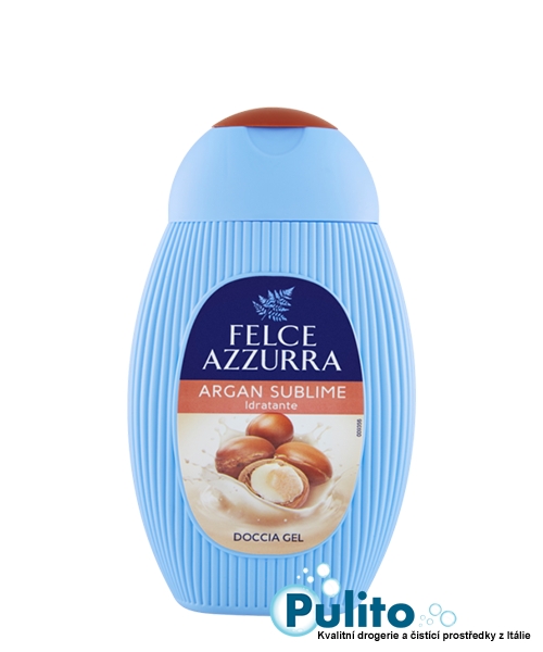 Felce Azzurra Argan Sublime, hydratační sprchový gel s arganovým olejem 400 ml.