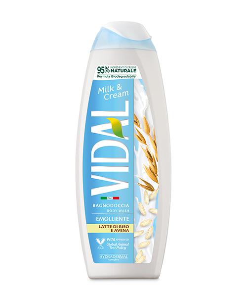 Vidal Milk & Cream sprchový gel / koupelová pěna 500 ml