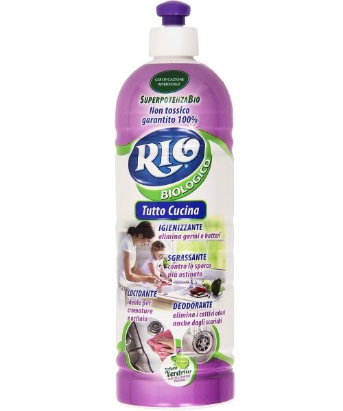 Rio Biologico Tutto Cucina, hypoalergenní ekologický přípravek na kuchyně, 100% účinný 750 ml. Rio Biologico Tutto Cucina, hypoalergenní ekologický přípravek na kuchyně, 100% účinný 750 ml.
