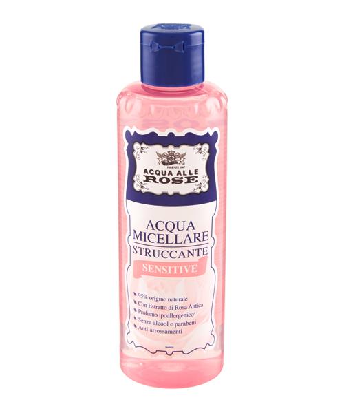 Acqua alle Rose Acqua Micellare Struccante Sensitive, odličovací micelární voda s vodou z růží 200 ml