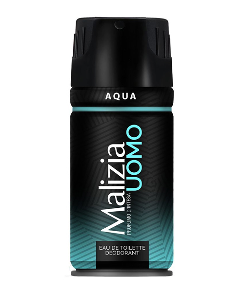 Malizia Deo Spray Uomo Aqua, pánský tělový deodorant 150 ml