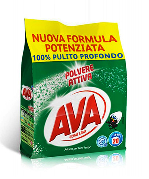 Ava Polvere Attiva prací prášek 1,3 kg, 20 pracích dávek