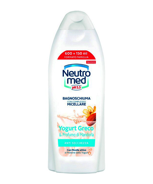 Neutromed Yogurt Greco pěna do  koupele s  jogurtovými proteiny 600 ml.