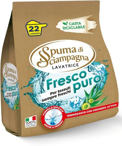 Spuma di Sciampagna Fresco, univerzální prací prášek na bílé i barevné prádlo  990 g, 22 PD
