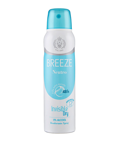 Breeze Invisible Neutro tělový deodorant ve spreji 150 ml.