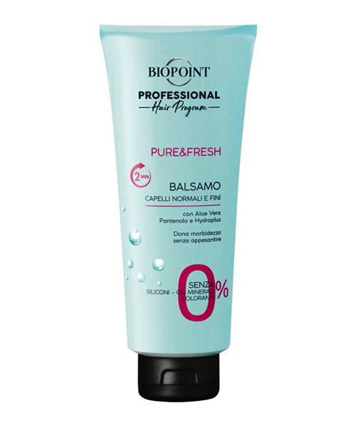 Biopoint Professional Pure & Fresh, profesionální balzám na vlasy 350 ml