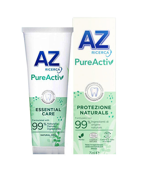 AZ Ricerca Pure Active, přírodní zubní pasta 75 ml.
