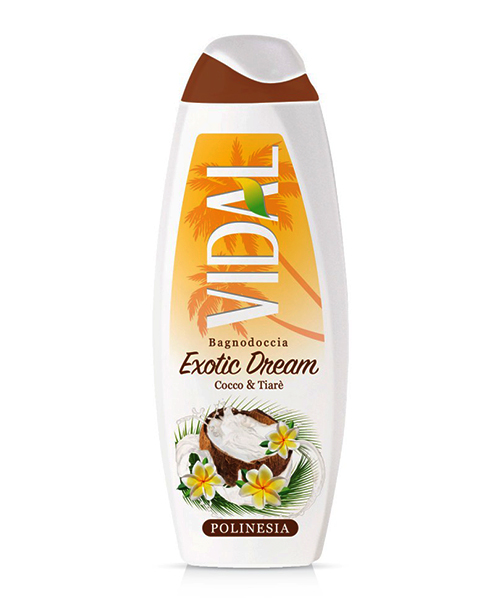 Vidal Exotic Dream Polinesia, sprchový gel/koupelová pěna 500 ml.