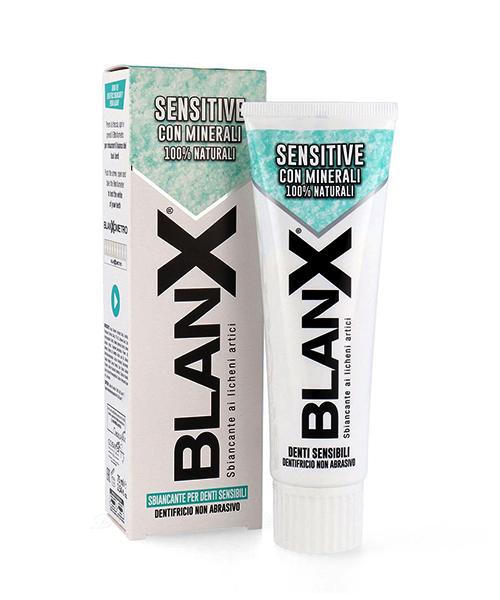 BlanX Sensitive, bělící zubní pasta na citlivé zuby 75 ml.