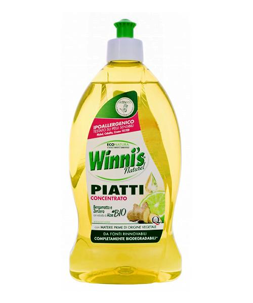 Winni´s Naturel Piatti Bergamotto e Zenzero, koncentrovaný jar na nádobí bergamot/zázvor 500 ml.