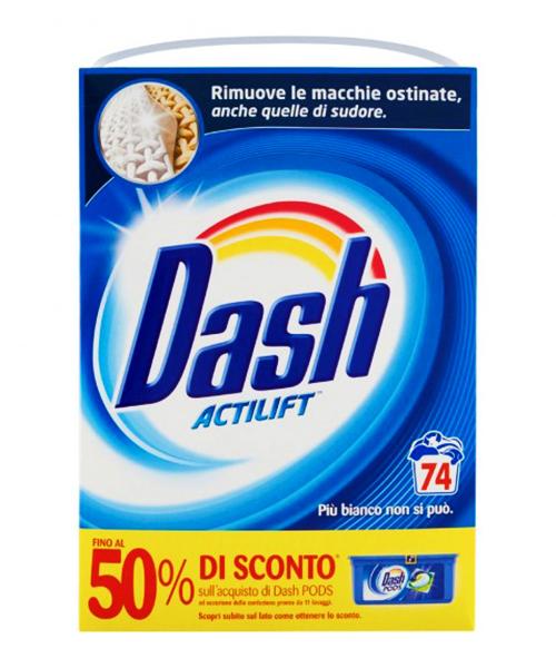 Dash Actilift prací prášek 4,81 kg, 74 pracích dávek