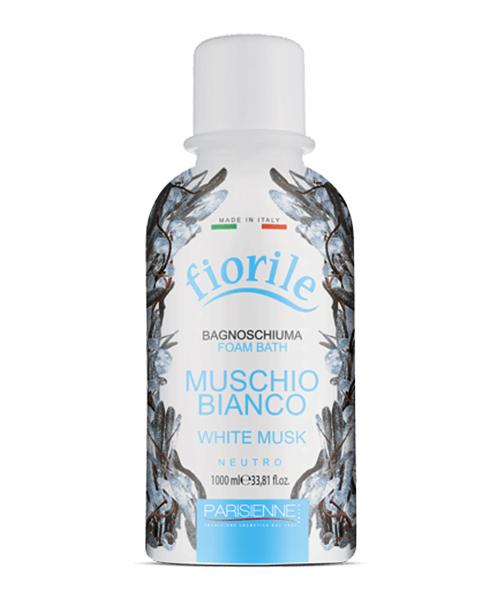 Parisienne Fiorile Muschio Bianco, koupelová pěna bílé pižmo 1000 ml.