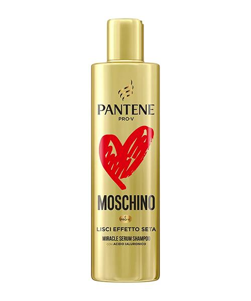 Pantene Pro-V x Moschino Miracle Serum Shampoo Lisci Effetto Seta šampon pro dokonale rovné vlasy 250 ml