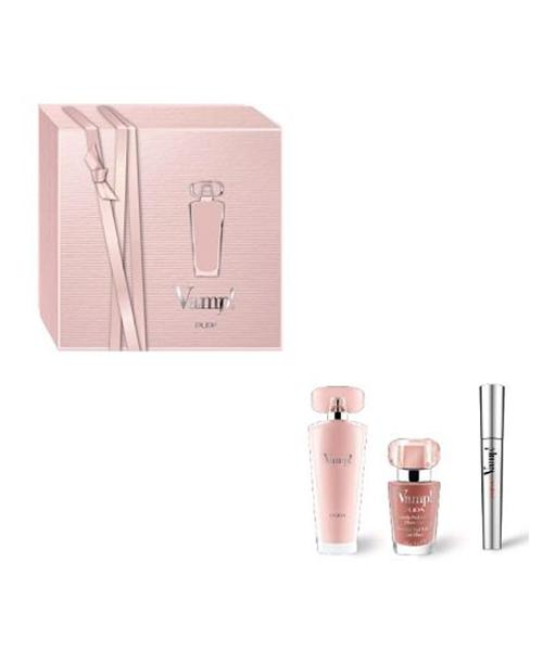 Pupa Vamp! Pink dámská dárková sada EDP + lak na nehty Vamp! + řasenka Vamp!