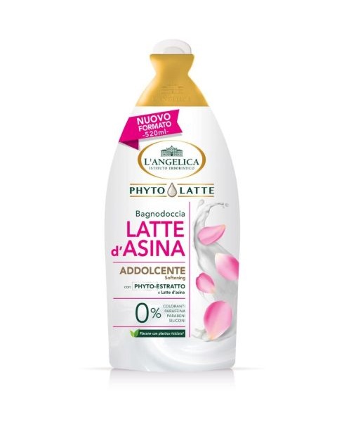 L´Angelica Phyto Latte® Latte d´Asina, sprchový gel / koupelová pěna oslí mléko 520 ml