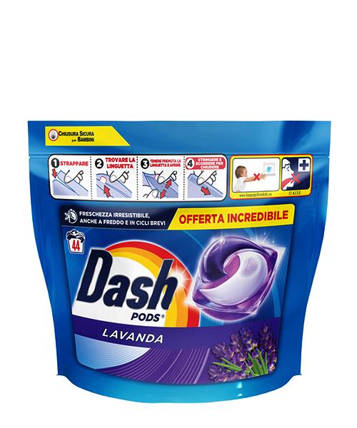 Dash All in 1 PODS Lavanda gelové kapsle na praní, 44 dávek
