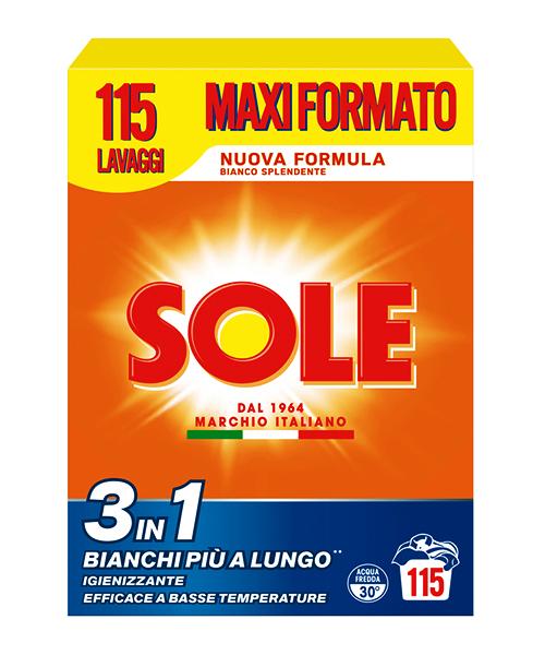 Sole Bianco Splendente prací prášek 5,75 kg, 115 pracích dávek