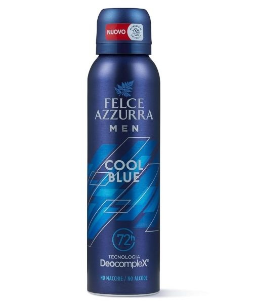 Felce Azzurra Deo Spray Cool Blue, svěží pánský deodorant bez alkoholu 150 ml