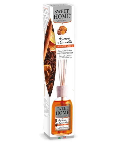 Sweet Home Profumatore Ambiente Arancia e Cannella 100 ml