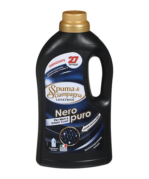 Spuma di Sciampagna Nero Puro, prací gel na tmavé oděvy 1620 ml, 36 pracích dávek